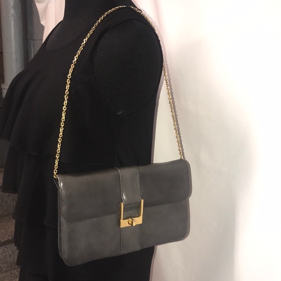 VIKI ORIGINAL VINTAGE LEATHER EVENING  BAG $40 BO - Picture 1 of 6